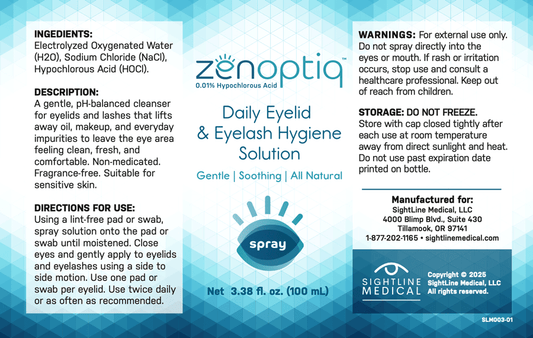 Zenoptiq Daily Eyelid & Eyelash Cleanser